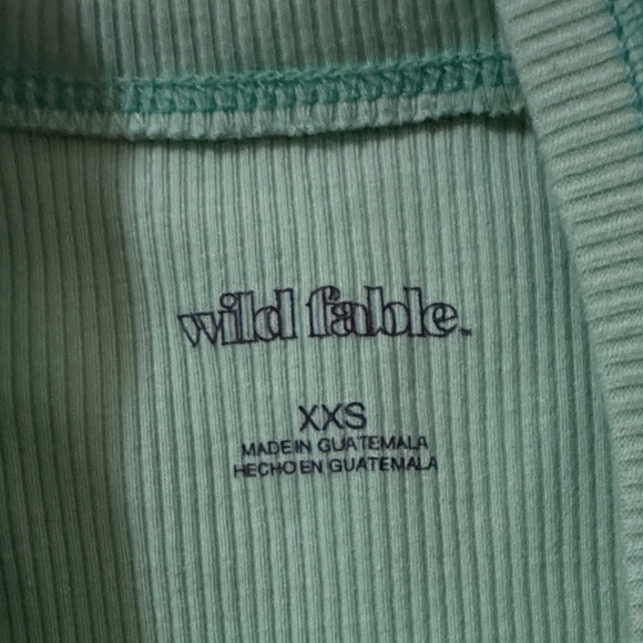 Wild Fable Mint Ribbed Tank Top - Picture 2 of 2